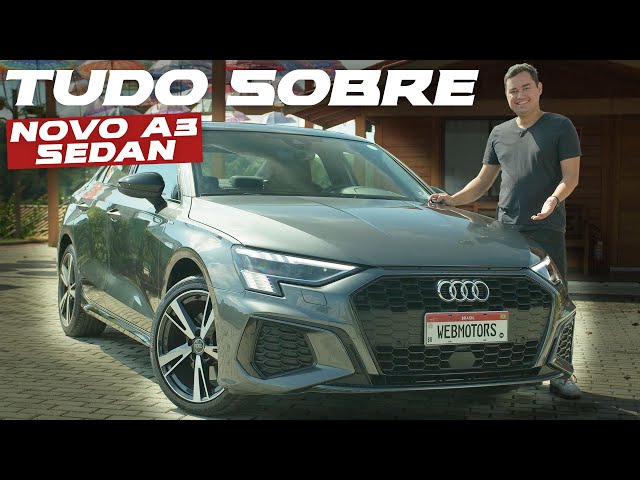 Video: Audi A3 Sedan 2022 muda de patamar em tecnologia e preço. Vale quase R$ 300 mil?