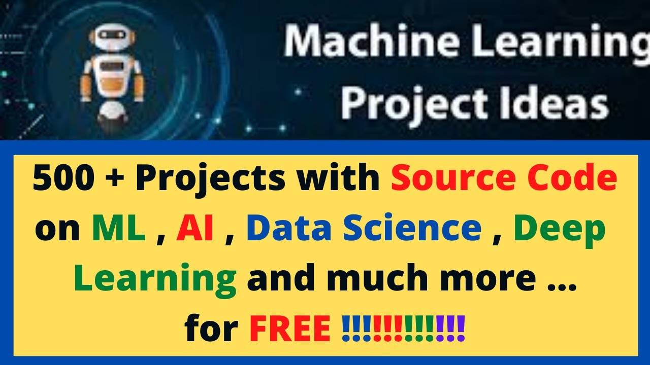 Ai ml free projects at one place data science projects for free