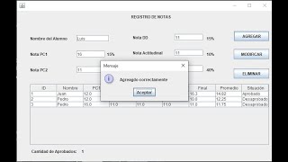 Famous Registro de Nota en Java - fácil Profile