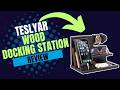 Teslyar Wood Phone Docking Station. PERFECT GIFT!
