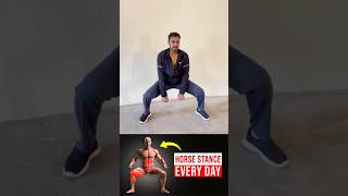 Stamp and Horse Stance for strengthen your leg burn fat and much more in one workout… #shortsvideo