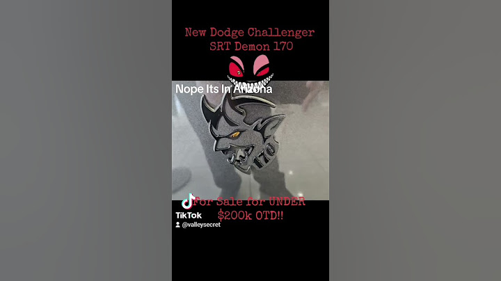 Dodge Challenger SRT Demon 170 For Sale in Arizona#DodgeChallenger #SRTDemon #ArizonaCars