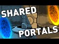 Playing portal 1 and 2 with one set of portals