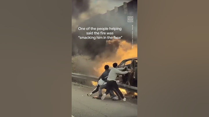 Good Samaritans Make Daring Rescue, Saving Man From Burning Car