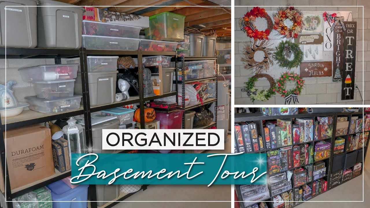 9 Easy Ways to Organize a Basement