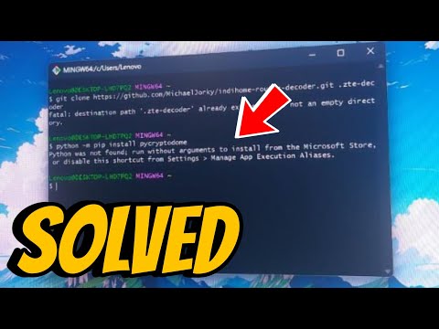 Fix: Python was not found, run without arguments to install from the Microsoft Store