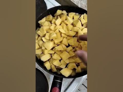 ЖАРЕНАЯ КАРТОШКА С ЛУКОМ - YouTube