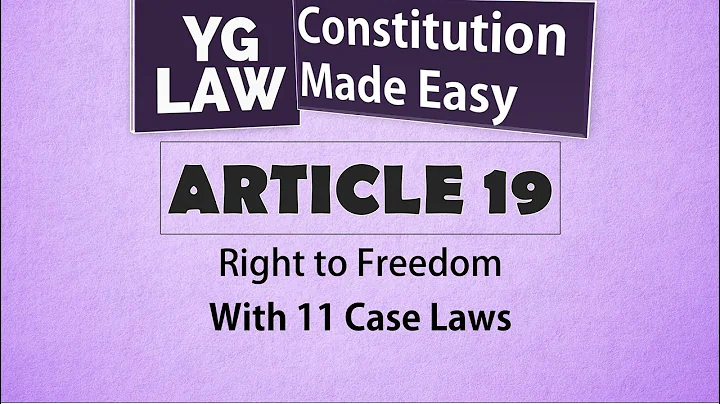 Article 19 - Constitution of India