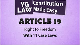 Article 19 - Constitution of India