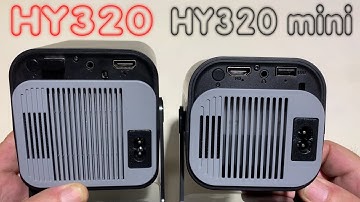 HY320 mini Vs HY320 Image Test Projectors