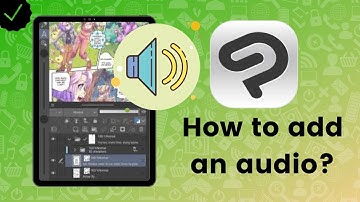 How to add an audio to the animation on Clip Studio Paint?