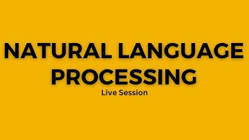 Week 8 NLP Live Session