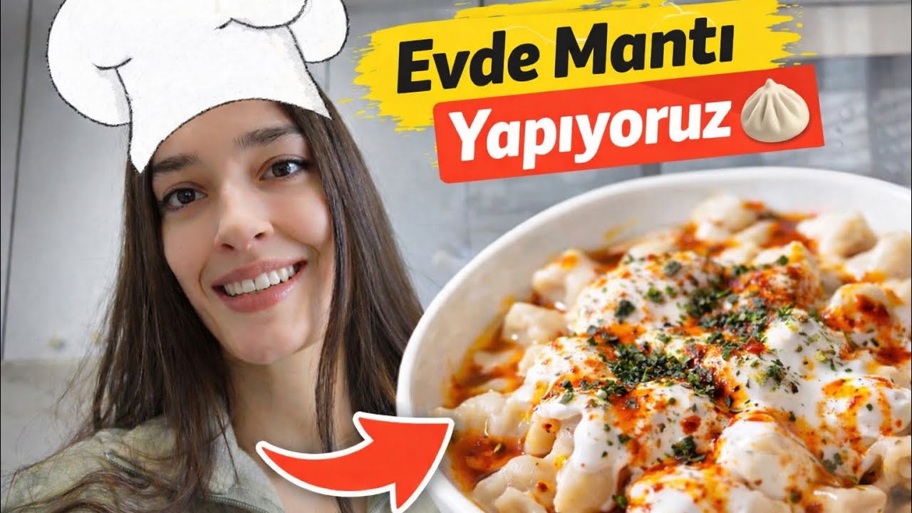 Amerika’da Evde Mantı Yaptım! 😋🥟♥️