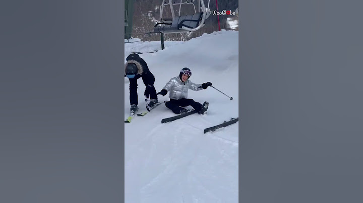 Ski Lift Fail: New Skiers' Hilarious First Fall Adventure || WooGlobe