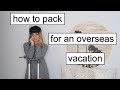 PACKING FOR AN OVERSEAS TRIP ✈️ TIPS TO PACK A SUITCASE  💼 THE JO DEDES AESTHETIC