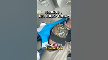 Not exactly lucky but it was decent. I had 9 stops from warehouse to last stop was 60mi. #amazonflex