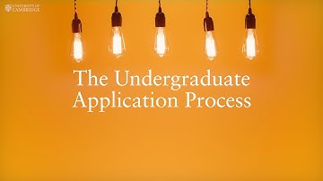 The Undergraduate Application Process at Cambridge University | #GoingToCambridge