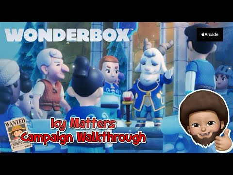 Wonderbox: The Icy Matters - A Vast World Campaign Walkthrough| Apple Arcade