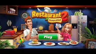 Restaurant Renovation 2 - Levels 1-3 gameplay match 3 logic puzzle design building decorating game