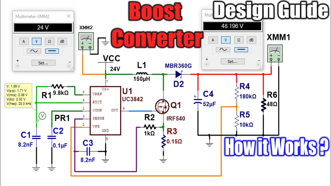 Boost Converter, How it Works