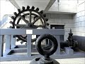 「琵琶湖疏水記念館」　水力発電（水車・発電機）