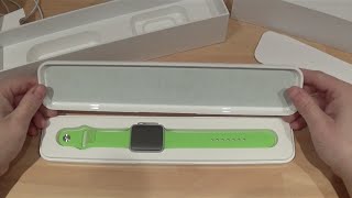 Apple Watch sport 42mm Unboxing and 1st look
