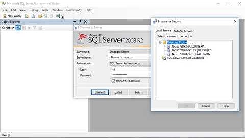 Error relacionado con la red SQL Express