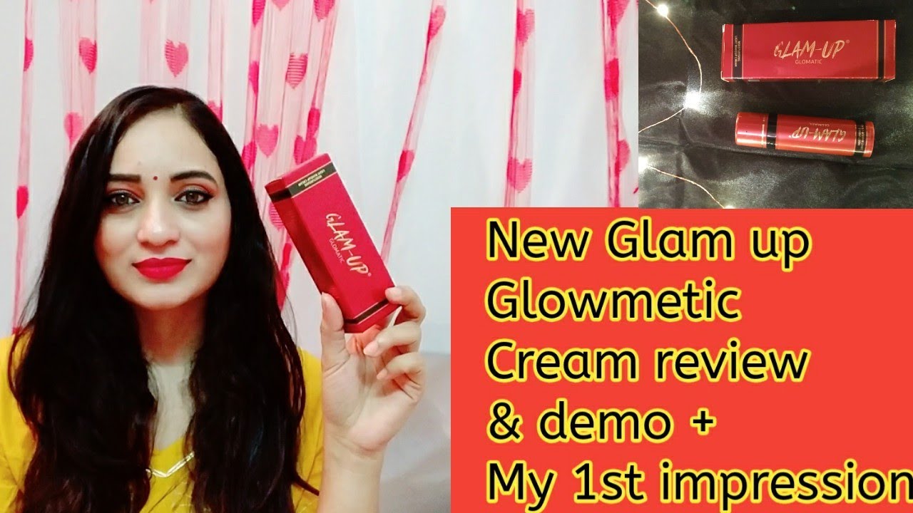 *New* Glam up Glowmetic Cream review + Demo My 1st impression