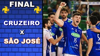 Sada Cruzeiro vence São José no tie-break e fica a uma vitória da final