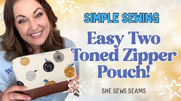 Sew a Zipper Pouch with Vinyl – Beginner Friendly!