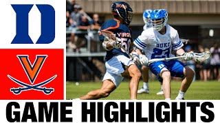 #2 Virginia vs #4 Duke Lacrosse Highlights | 2024 College Lacrosse | NCAA Lacrosse