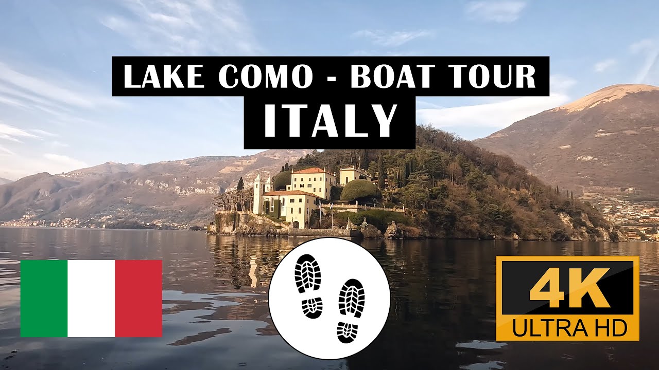 The Villa of 007 James Bond - Lake Como Boat Tour - YouTube
