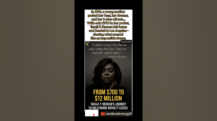 From $700 to $12 Million: Taraji P. Henson’s Journey to Hollywood Royalty (2025)#motivation #shorts