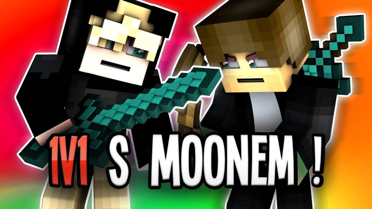 DOSTAL JSEM OD MOONA REKT NA 1v1 ! 🔥⚔️ - Učení pvp na Qplayi a GommeHD ! w/Moon