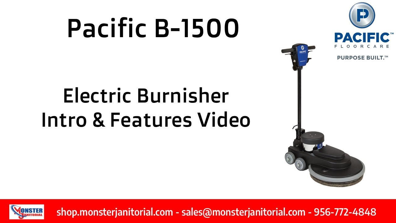 B-1500 by Pacific Floorcare — 20" • 1500 RPM High-Speed Burnisher