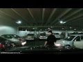 Idiots blocking cars in the parking garage - Ogden Megaplex 13