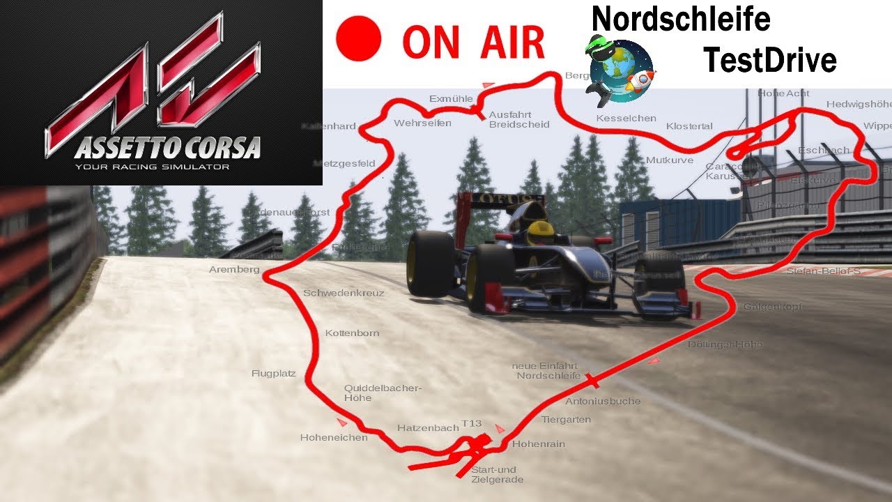 Assetto Corsa Nordschleife Livestream Lotus Exos 125 Ps4 Pro Hd