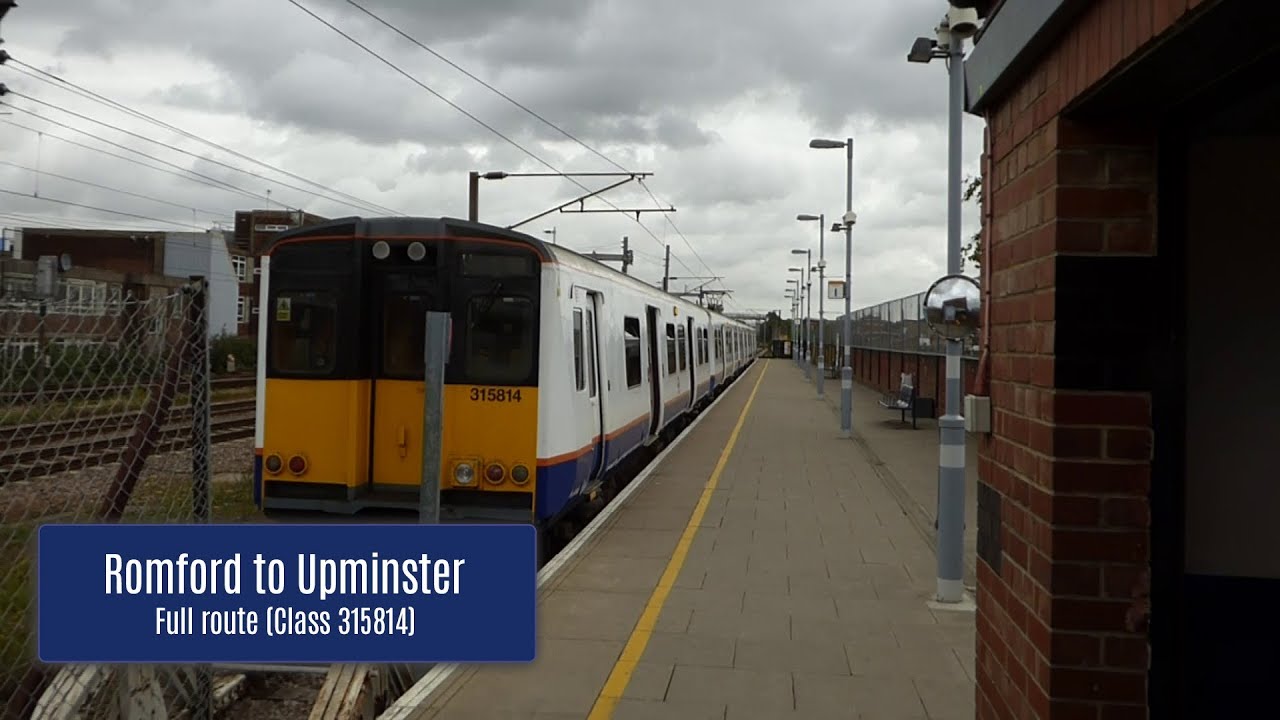 Full Route Romford to Upminster | Class 315814 (London Overground)