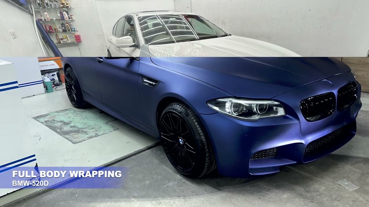 BMW FULL BODY WRAPPING - YouTube
