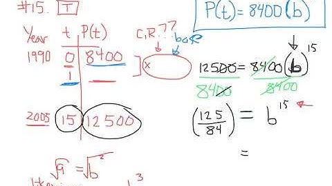 MCR3U1 Unit #4 Exponential Functions Review Part 2 of 2