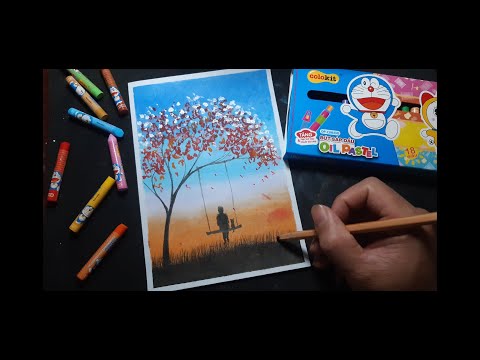 Video Vẽ những bức tranh triệu view với màu sáp dầu... - youtube