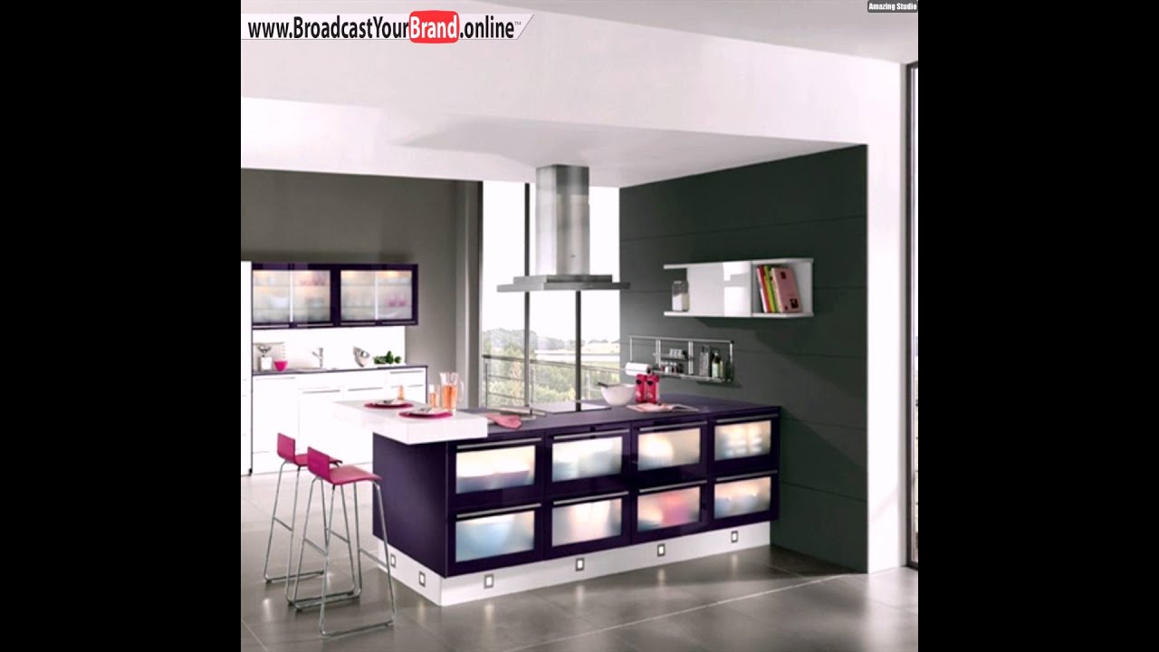 SüÃe küchen design idee lila rosa gestaltungselemente youtube