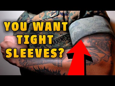 Roll your sleeves too tight, Marines? This guy has the solution.