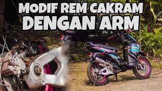 HARGA MODIF REM CAKRAM MATIC DENGAN ARM NOUVO | Dixie Xride