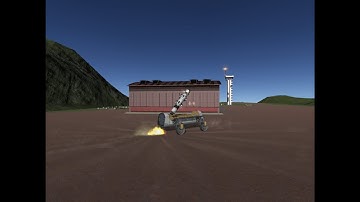 Cruise Missile Annihilates Rocket (KSP)