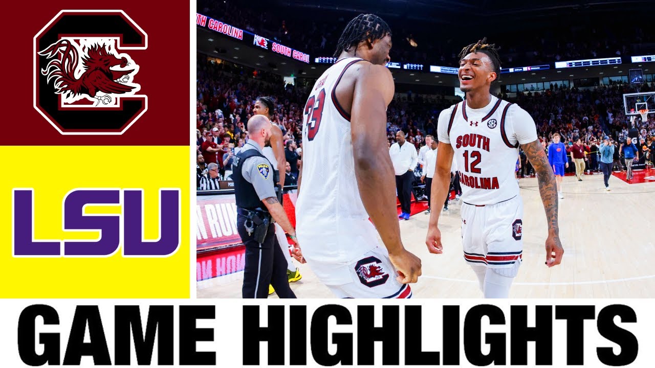 LSU vs South Carolina Highlights | Men's Basketball | College Basketball 2025