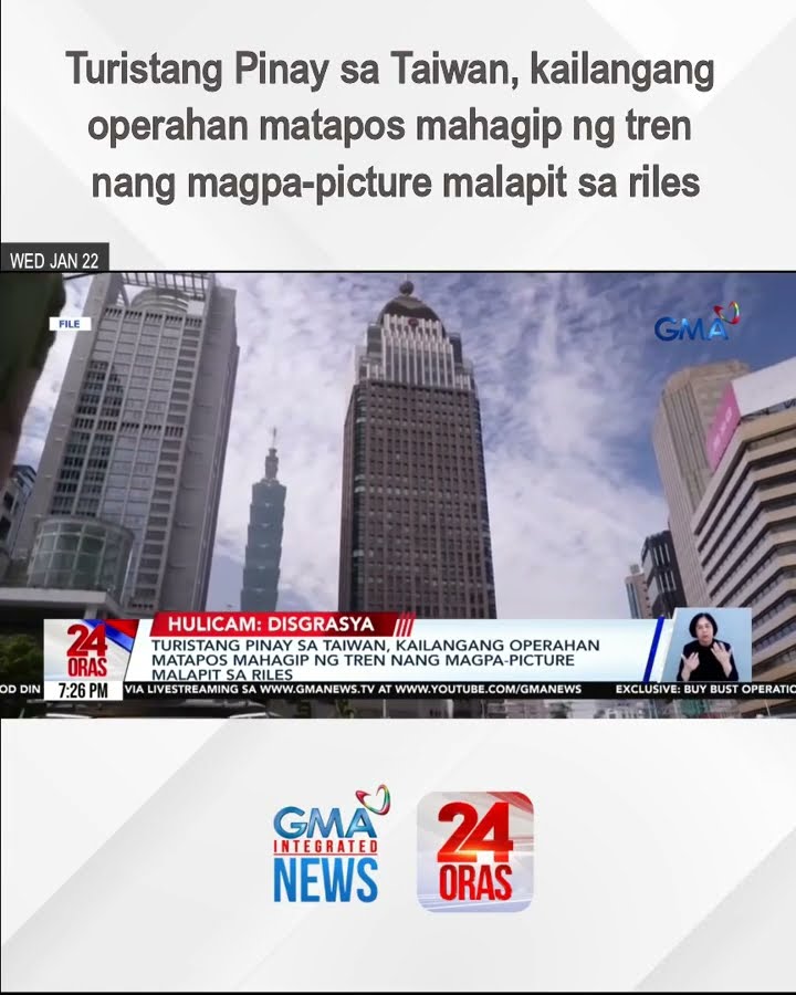 Turistang Pinay sa Taiwan, kailangang operahan matapos mahagip ng tren nang magpa... | 24 Oras