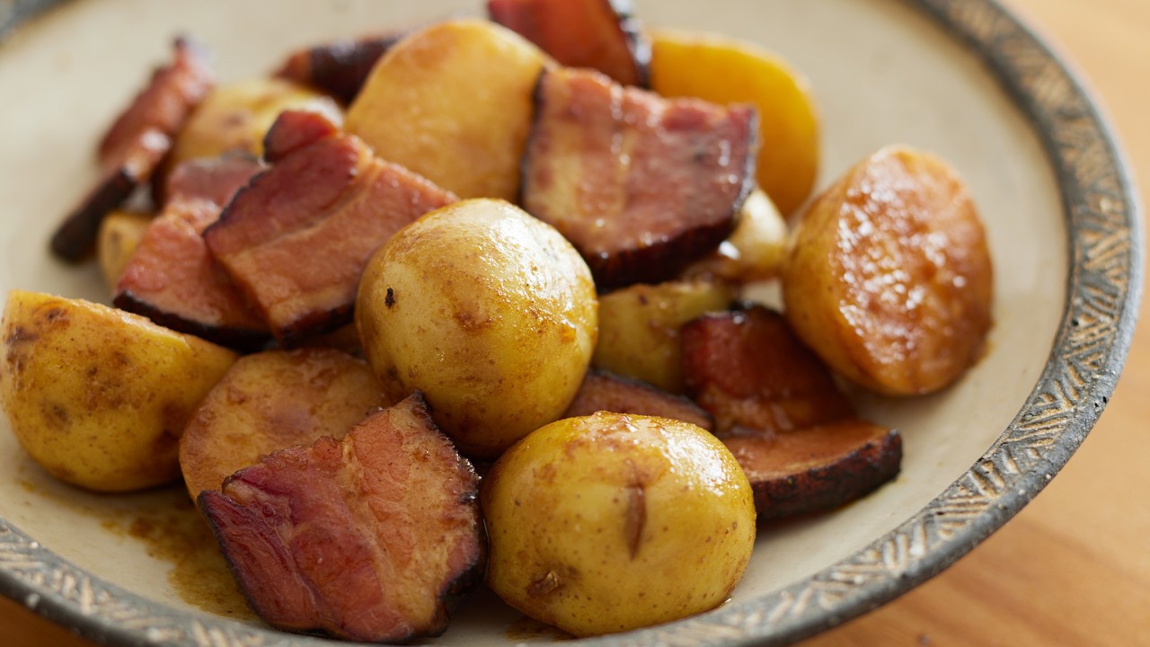 【新じゃがの煮っころがし】いつもの味をアレンジ！おつまみにも最高な一品が完成！