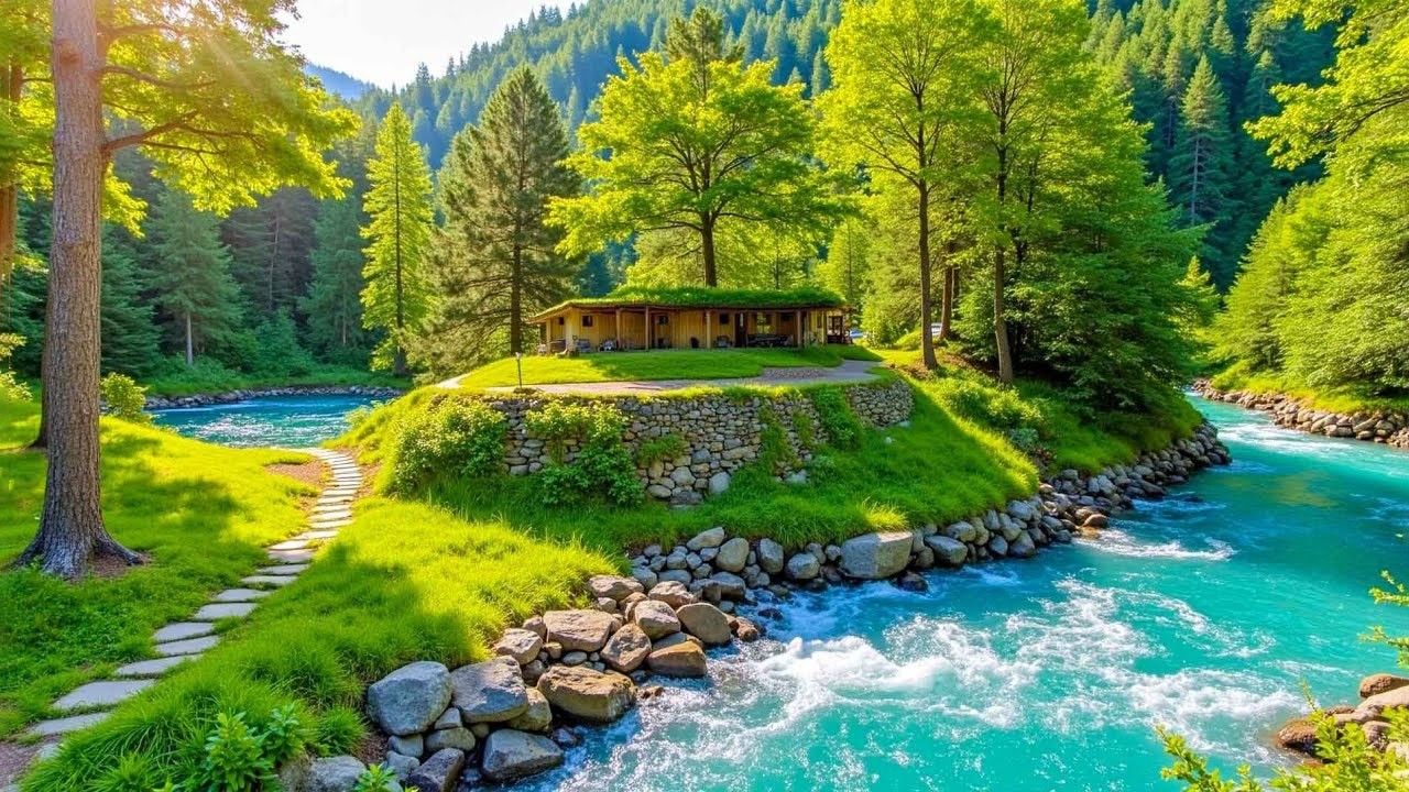 Soothing Music Helps Relax 🌿 Piano Music & Nature Sounds Helps Heal the Heart & Blood Vessels