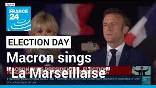 France's re-elected Macron sings "La Marseillaise", the French national anthem • FRANCE 24 English